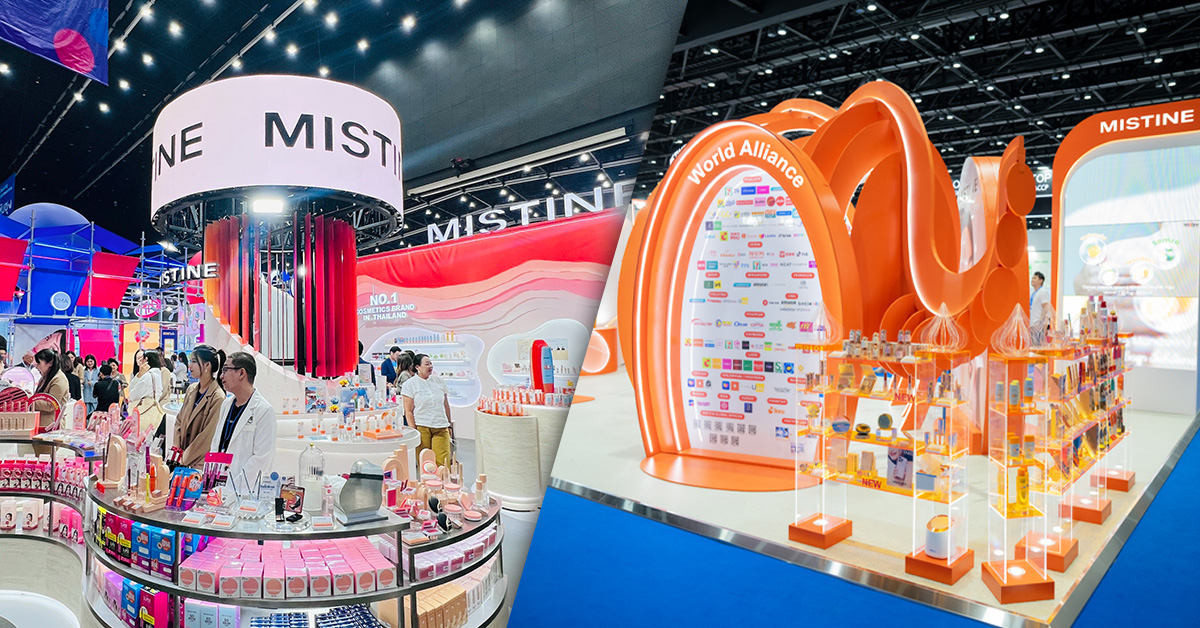 MISTINE ยกทัพความงามไทยสู่เวทีโลกเข้าร่วม 2 งานใหญ่แห่งปี กับบูธธีม ‘ช้างไทย’ สุดตระการตาในงาน “Cosmoprof CBE ASEAN 2025” พร้อมอวดโฉมนวัตกรรมความงามไทยใน “สหกรุ๊ปแฟร์ 2025”