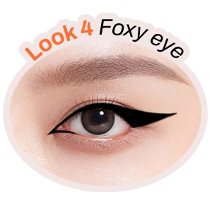 กรีดอายไลเนอร์ ลุค Foxy Eye (สายฝอ.)