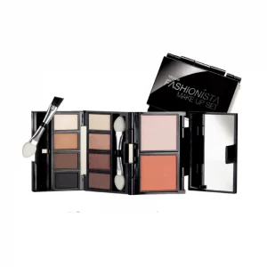 MISTINE FASHIONISTA MAKE UP SET ชุดเมคอัพ All-in-One ตลับเดียวครบทั้งอายแชโดว์ บลัชออน ไฮไลท์ คิ้ว และอายไลเนอร์