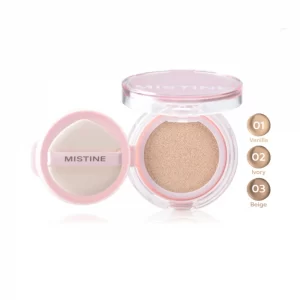 MISTINE Matte & Light Air Cushion SPF50+ PA++++ คุชชั่นเนื้อ Soft-Matte เบาสบาย ปกปิดเรียบเนียน ป้องกันแสงแดด SPF50+ PA++++ มี 3 เฉดสี Vanilla, Ivory, Beige