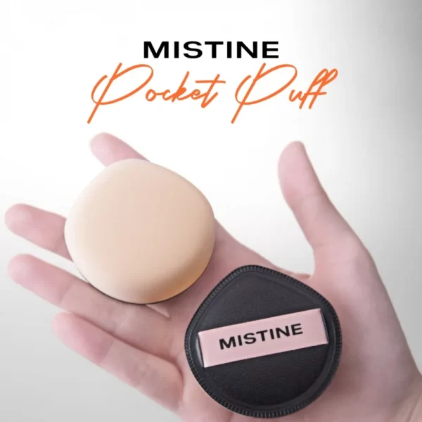 MISTINE POCKET PUFF พัฟแต่งหน้าเนื้อนุ่มละเอียด