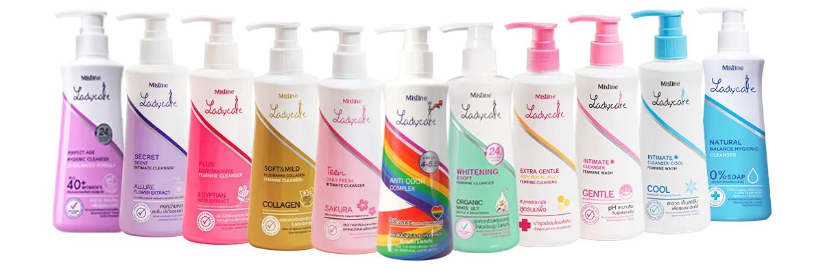 น้ำยาอนามัย ทำความสะอาดจุดซ่อนเร้น mistine ladycare