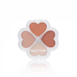 พาเลทหัวใจมิสทิน LOVE’S PALETTE มีทั้งเนื้อแมทท์และชิมเมอร์ อายแชโดว์เนียนละเอียด fallout น้อย ให้สีสวยชัด เกลี่ยง่าย สีติดตั้งแต่ปาดแรก