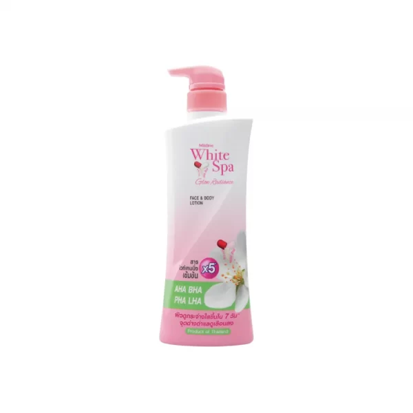 MISTINE WHITE SPA GLOW RADIANCE LOTION โลชั่นบำรุงผิวโกลว์ กระจ่างใส