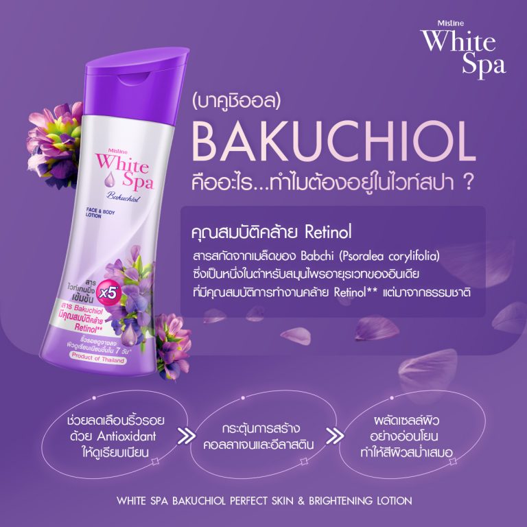 บาคูชิออล (Bakuchiol) สารสกัดธรรมชาติบำรุงผิว ช่วยให้ผิวเรียบเนียน กระจ่างใส อ่อนโยนกว่าเรตินอล