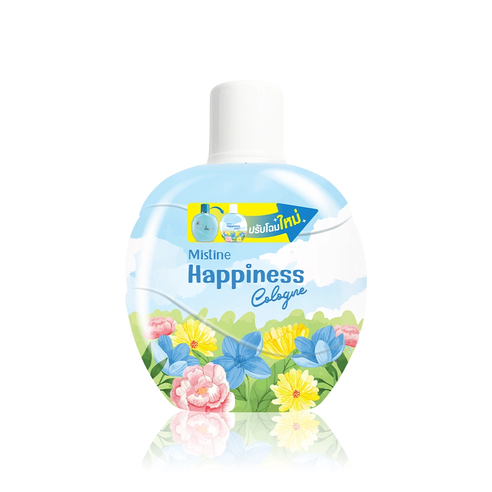 Happiness กลิ่นหอม สดชื่น สะอาด ให้ความรู้สึกสดใส มีชีวิตชีวา เหมือนได้รับพลังงานบวก