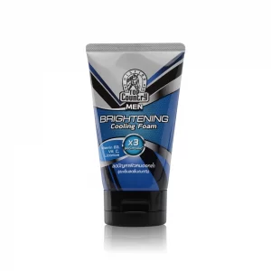 TOP COUNTRY MEN BRIGHTENING COOLING FOAM โฟมล้างหน้าสำหรับผู้ชาย ลดปัญหาผิวหมองคล้ำ สูตรเย็นสดชื่น 100 กรัม
